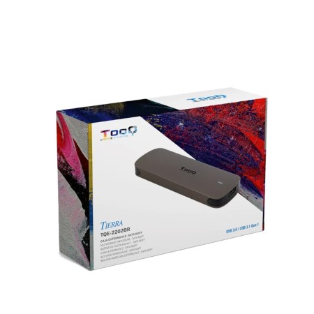 Caja Externa para Disco SSD M.2 TooQ TQE-2202BR/ USB 3.1 Gen1/ Sin tornillos