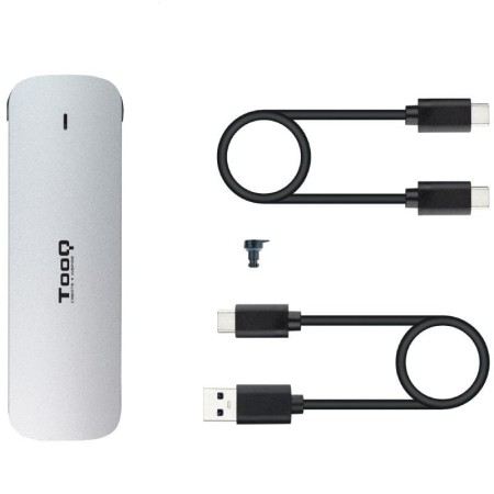 Caja Externa para Disco SSD M.2 TooQ TQE-2202S/ USB 3.1 Gen1/ Sin tornillos