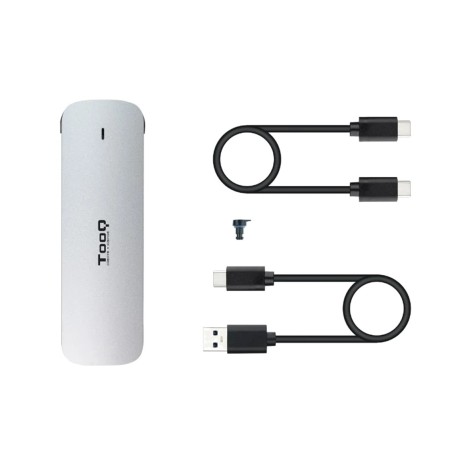 Caja Externa para Disco SSD M.2 TooQ TQE-2202S/ USB 3.1 Gen1/ Sin tornillos