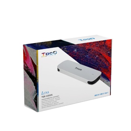 Caja Externa para Disco SSD M.2 TooQ TQE-2202S/ USB 3.1 Gen1/ Sin tornillos