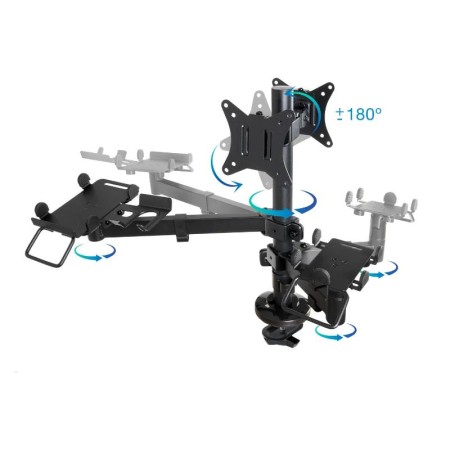 Soporte mesa tooq hasta 32 pulgadas vesa 100 x 100 max 9kg - brazo