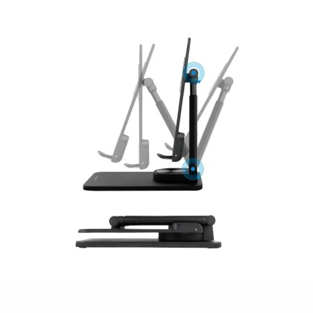 Tooq Soporte mesa tablet hasta 13″ Negro