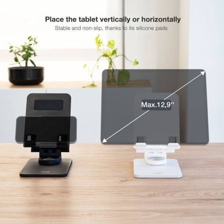 Tooq Soporte mesa tablet hasta 13″ Negro