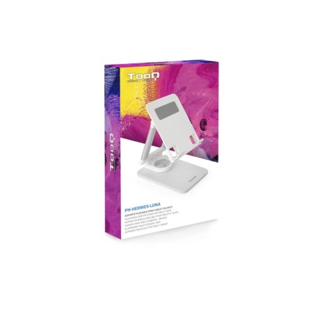 Soporte tooq plegable para tablet hasta 12.9 pulgadas blanco