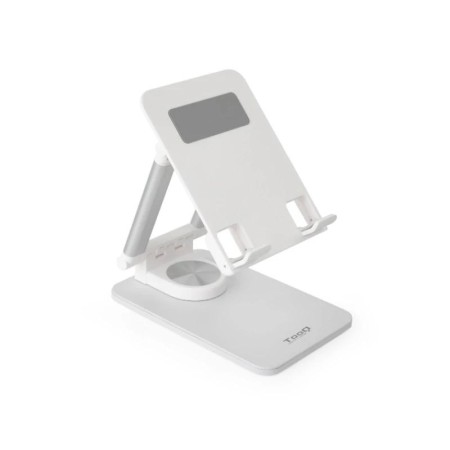 Soporte tooq plegable para tablet hasta 12.9 pulgadas blanco