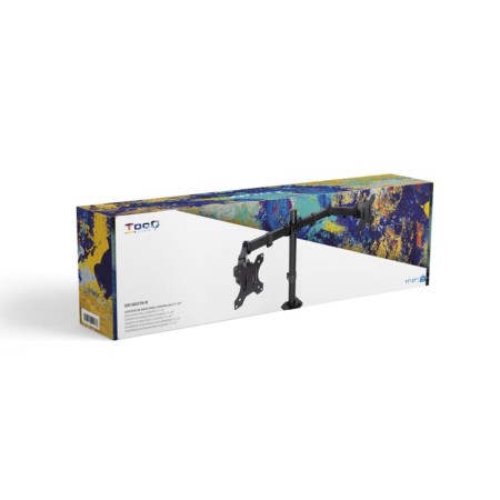 Soporte mesa tooq hasta 27 pulgadas vesa 100 x 100 max 8kg - brazo