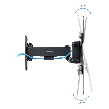Soporte pared tv tooq vesa hasta 43 pulgadas 200x200mm max 20kg