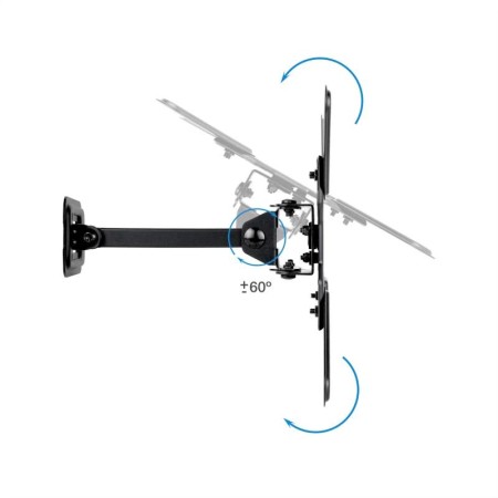 Soporte pared tv tooq vesa hasta 43 pulgadas 200x200mm max 20kg