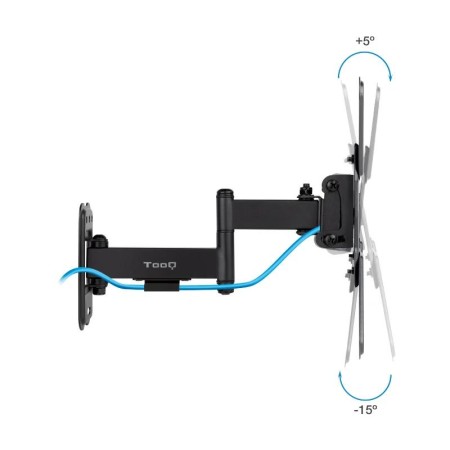 Soporte mesa tooq lp1344tn - b vesa hasta 43 pulgadas 200x200mm max 20kg