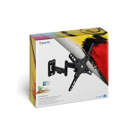 Soporte mesa tooq lp1344tn - b vesa hasta 43 pulgadas 200x200mm max 20kg