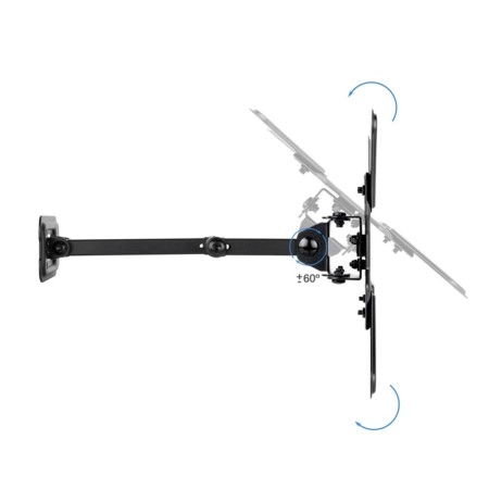 Soporte pared tv tooq vesa hasta 43 pulgadas 200x200mm max 20kg
