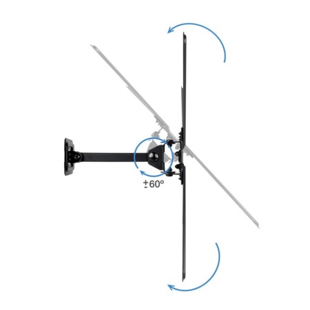 Soporte pared tv tooq vesa hasta 55 pulgadas 400x400mm max 25kg