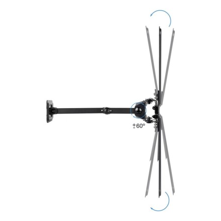 Soporte pared tv tooq vesa hasta 55 pulgadas 400x400mm max 25kg articulado