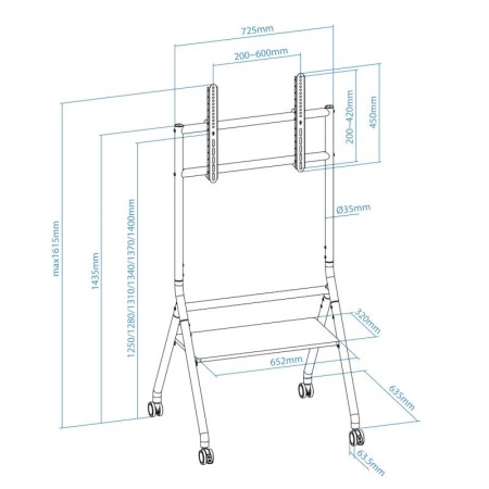 Tooq IDreams Soporte suelo pantallas 37″-86″