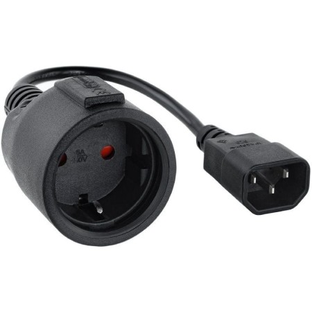 Nanocable Cable Adaptador C14-M a CEE7-H, 50cm