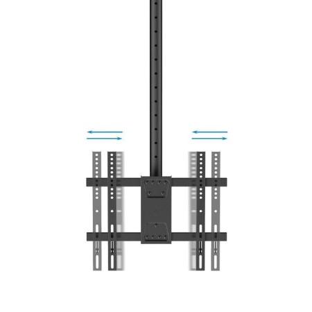 Soporte de Techo Giratorio/ Inclinable/ Nivelable TooQ LPCE1175TSLI-XL-B para TV de 32-75″/ hasta 60kg