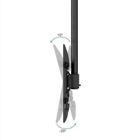 Soporte de Techo Giratorio/ Inclinable/ Nivelable TooQ LPCE1175TSLI-XL-B para TV de 32-75″/ hasta 60kg