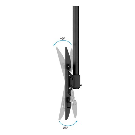 Soporte de Techo Giratorio/ Inclinable/ Nivelable TooQ LPCE1175TSLI-XL-B para TV de 32-75″/ hasta 60kg