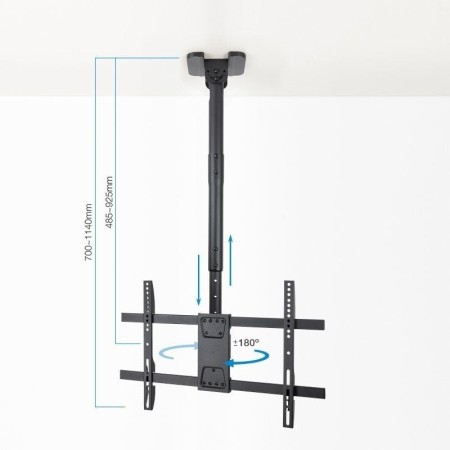 Soporte techo tooq vesa hasta 86 pulgadas 600x400mm max 60kg