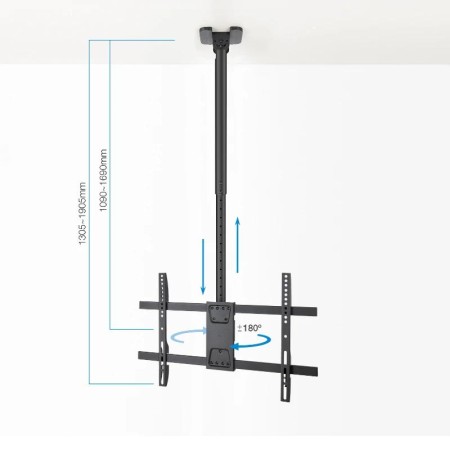 Tooq LPCE1186TSLI-XL-B Soporte techo TV 43″-86″