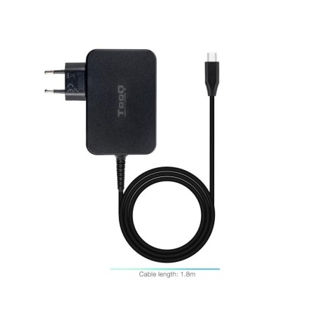 Cargador de portatil tooq tqlc - usbcgan100pd 100w usb - c negro