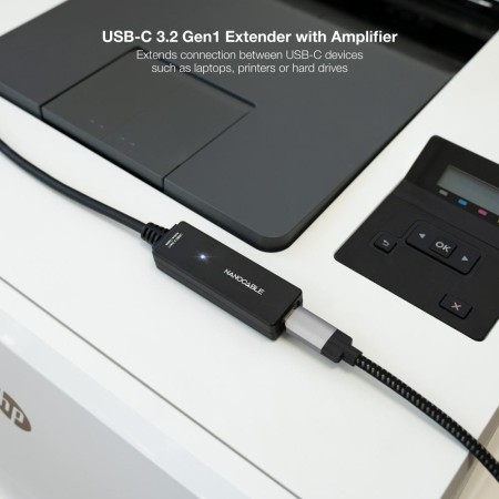 Cable prolongador nanocable con amplificador usb 3.2 gen1 usb - c - m - usb - c - h 5m alargador