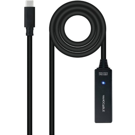 Cable prolongador nanocable con amplificador usb 3.2 gen1 usb - c - m - usb - c - h 5m alargador