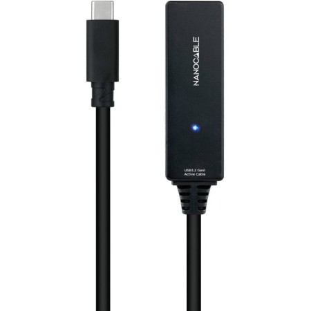 Cable prolongador nanocable con amplificador usb 3.2 gen1 usb - c - m - usb - c - h 5m alargador