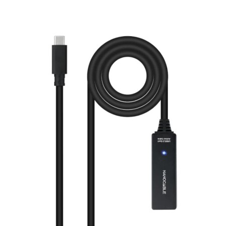 Cable prolongador nanocable con amplificador usb 3.2 gen1 usb - c - m - usb - c - h 5m alargador