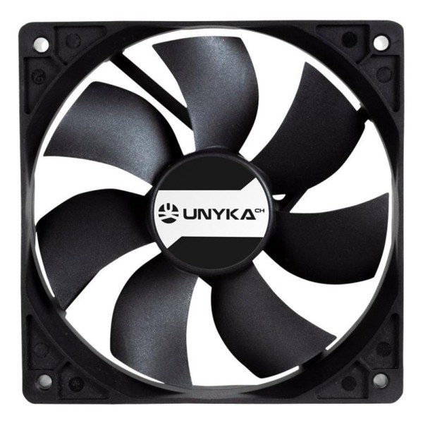 Ventilador caja unykach 120mm negro