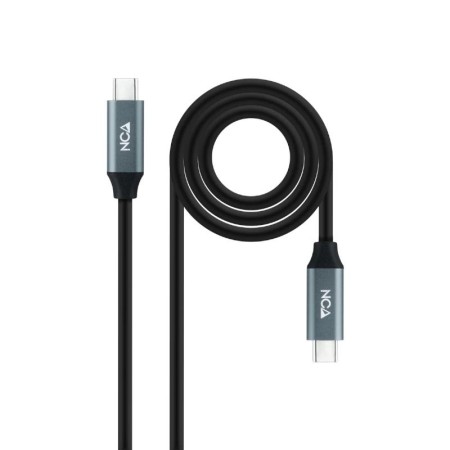 Cable prolongador nanocable usb 3.2 gen2x2 20gb 100w c - m - h 1.5m alargador usb - c algodon
