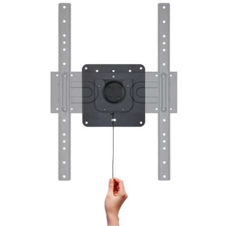 Soporte de pared tooq rotación 360° para pantallas 37 pulgadas - 80 pulgadas negro