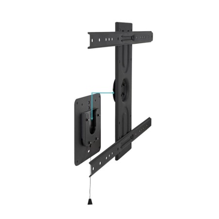 Soporte de pared tooq rotación 360° para pantallas 37 pulgadas - 80 pulgadas negro