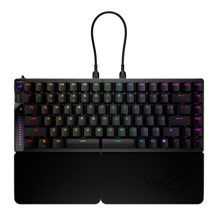 Teclado gaming asus rog falcata inalambrico rgb negro ingles