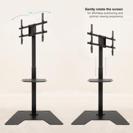 Soporte de suelo tooq para pantalla tv 37 pulgadas - 70 pulgadas fs2284m - b