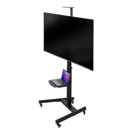 Soporte suelo ruedas tooq rotacion 90° cometa 37 - 70 pulgadas