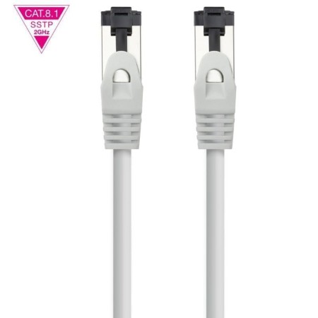 Cable de Red RJ45 SSTP Nanocable 10.20.2003 Cat.8.1/ 3m/ Gris
