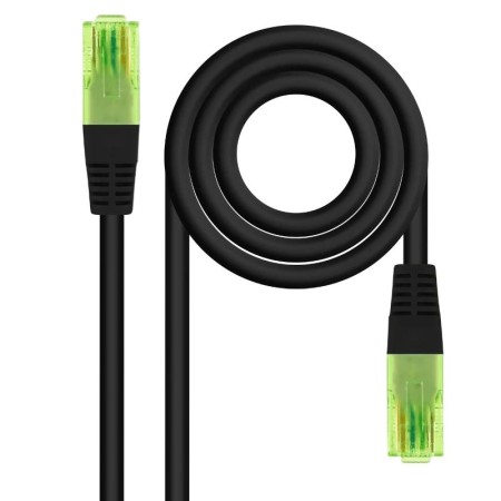 Cable de Red RJ45 UTP Nanocable 10.20.1400-L25-BK Cat.6/ 25cm/ Negro