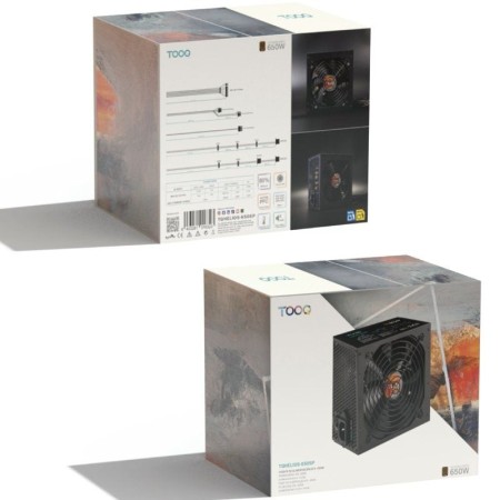 Fuente alimentacion tooq tqhelios - 650sp gaming atx 650w