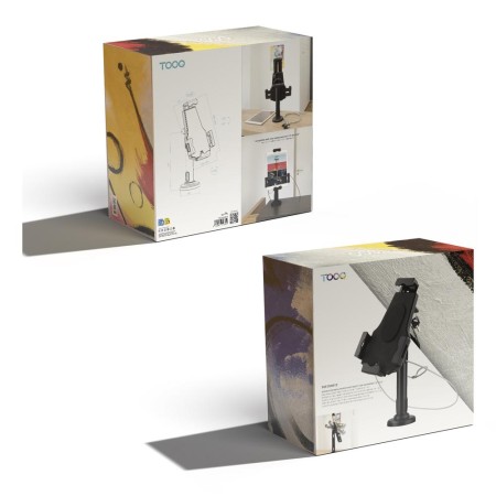 Soporte sobremesa - pared tooq para tablet con antirrobo