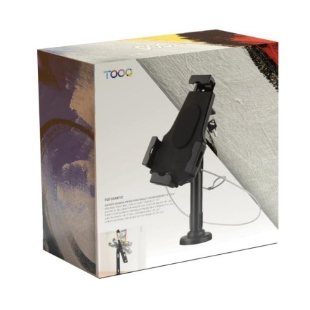 Soporte sobremesa - pared tooq para tablet con antirrobo