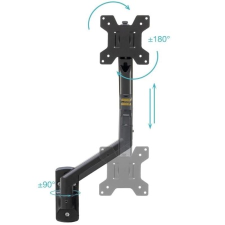 Soporte mesa tooq vesa hasta 34 pulgadas 100x100mm max 10kg