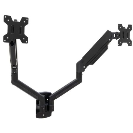 Soporte mesa tooq vesa hasta 34 pulgadas 100x100mm brazo doble max 10kg - brazo