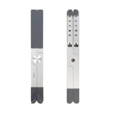 Soporte - base elevador tooq para portatil 17 pulgadas plata