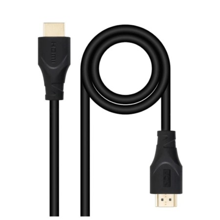 Cable HDMI 1.4 Nanocable 10.15.4701/ HDMI Macho - HDMI Macho/ 1m/ Negro
