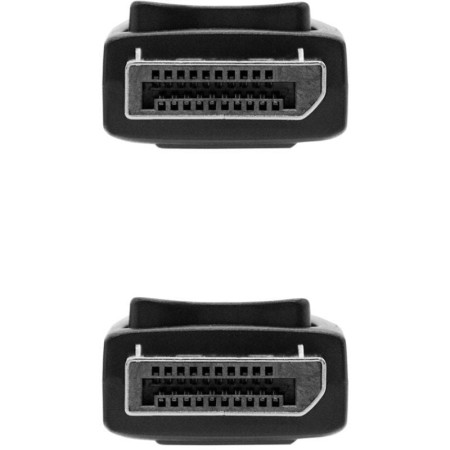 Cable DisplayPort 1.4 8K Nanocable 10.15.2802/ DisplayPort Macho - DisplayPort Macho/ 2m/ Certificado/ Negro