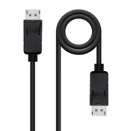 Cable DisplayPort 1.4 8K Nanocable 10.15.2802/ DisplayPort Macho - DisplayPort Macho/ 2m/ Certificado/ Negro