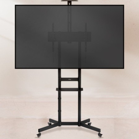 Soporte suelo con ruedas tooq vesa hasta 70 pulgadas 600x400mm max 70kg