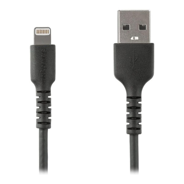 Cable lightning a usb tipo a startech 1m -  macho - macho -  negro