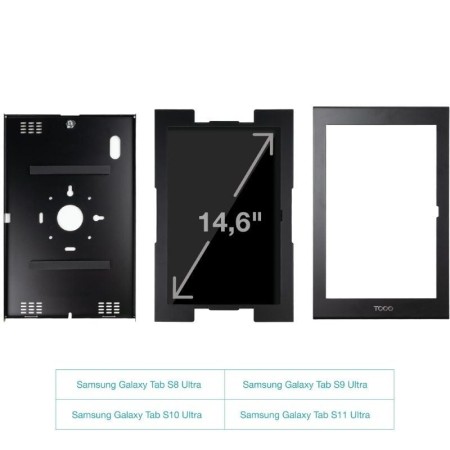 Marco Antirrobo para Tablet TooQ TQATTE2601-L-B/ Negro